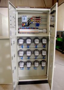Tủ điện công tơ do Công ty Cơ Điện Hà Nội trực tiếp sản xuất.