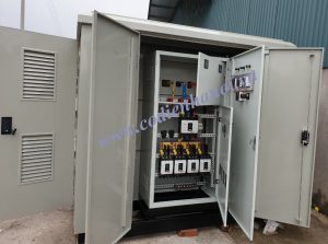 Hình ảnh : Tủ điện ngoài trời 2 lớp cánh chất lượng cao , giá rẻ do SeArack sản xuất .